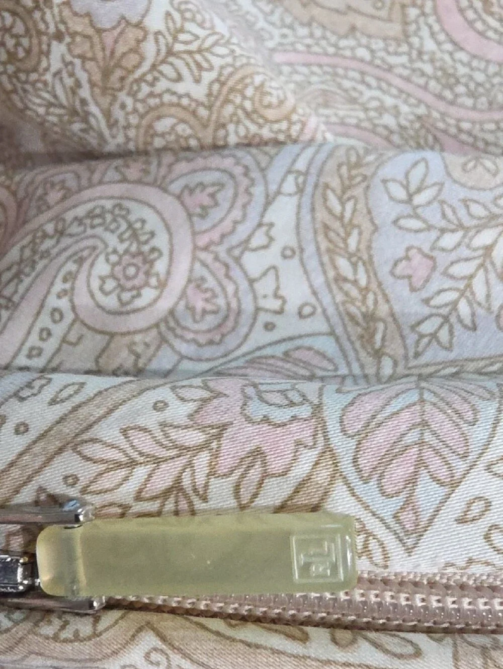 Lauren Ralph Lauren Pastel Paisley Floral Beige Pink Blue Accent Pillow Covers